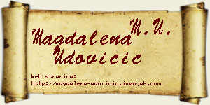 Magdalena Udovičić vizit kartica